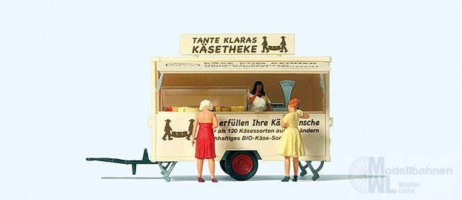 Preiser 10750 - Verkaufswagen Käsetheke H0 1:87 Preiser 10750 - Verkaufswagen Käsetheke H0 1:87