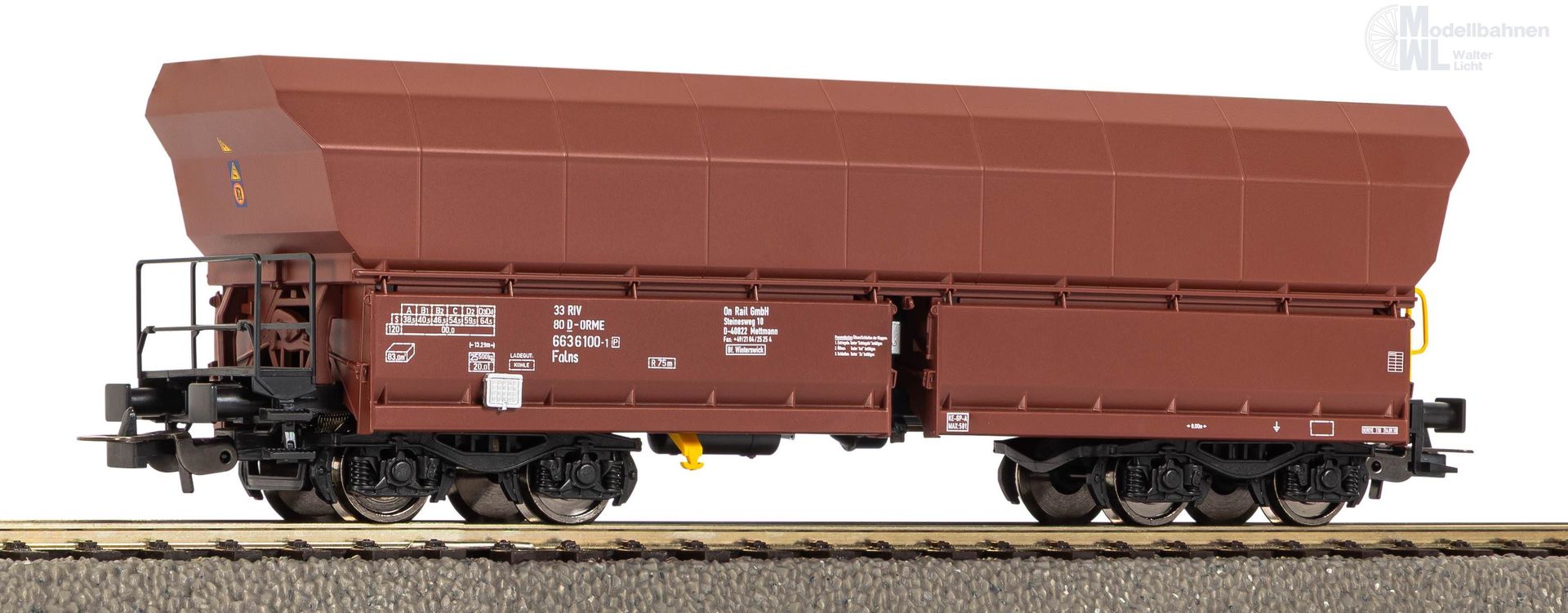 Piko 24568 - Schüttgutwagen OnRail Ep.VI Falns H0/GL