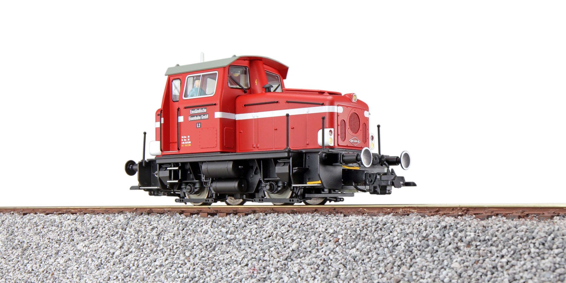 ESU 31441 - Diesellok KG 230 Emsländer Eisenbahn 12 Ep.VI rot H0/GL/WS