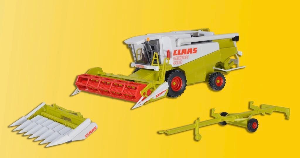 Kibri 12263 - CLAAS Mähdrescher mit Schneid- und Maisgebiss H0 1:87