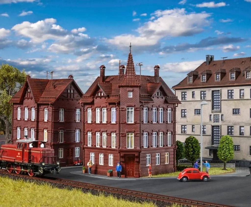 Vollmer 43807 - Eisenbahner-Wohnhaus Eckh H0 1:87