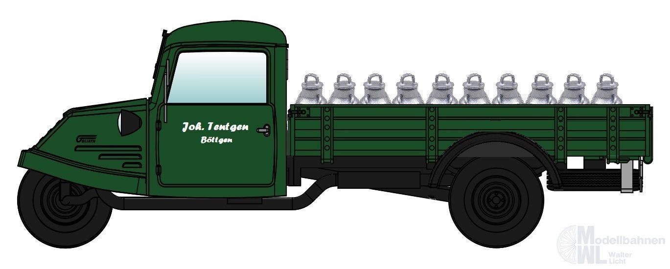 NPE NA88185 - Goliath GD 750 Tiefpritsche Milchhandel H0 1:87
