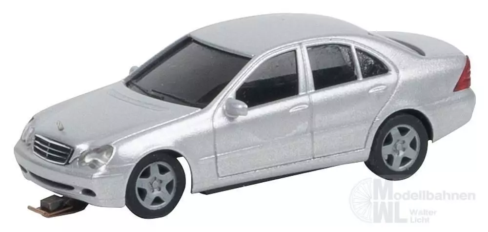 Faller 161425 - Mercedes-Benz C-Klasse W 203 silber HERPA H0 1:87