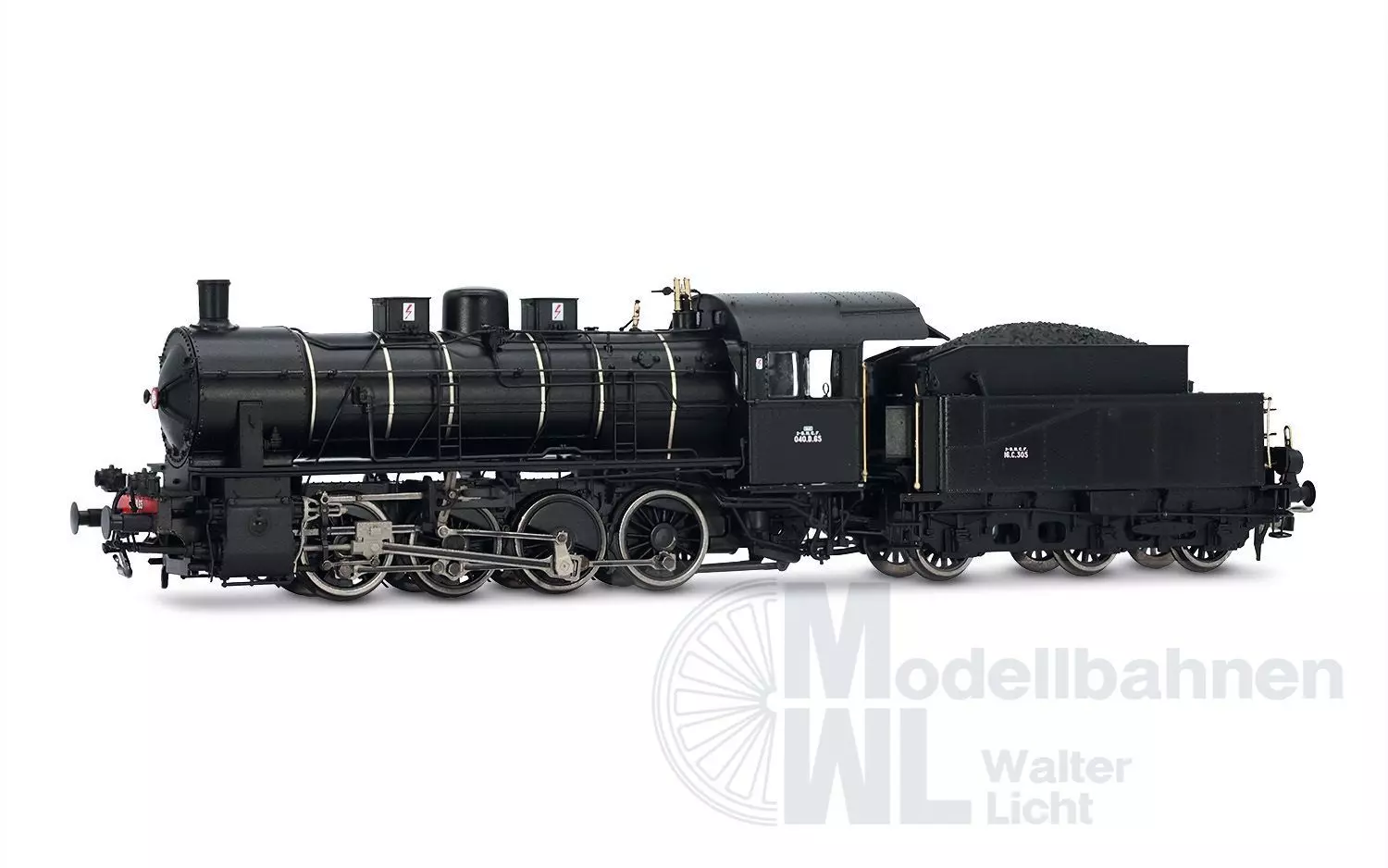 Jouef 2417S - Dampflok Serie 2-040 D65 SNCF Ep.III Depot Calais H0/GL Sound