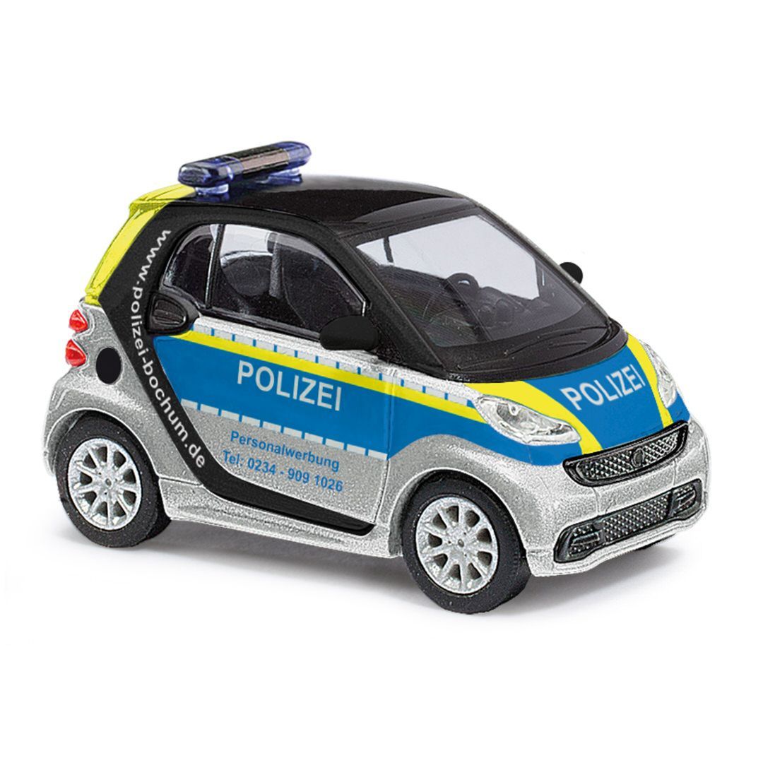 Busch 46183 - (Smart Fortwo Polizei Bochum H0 1:87 Busch 46183 - (Smart Fortwo Polizei Bochum H0 1:87