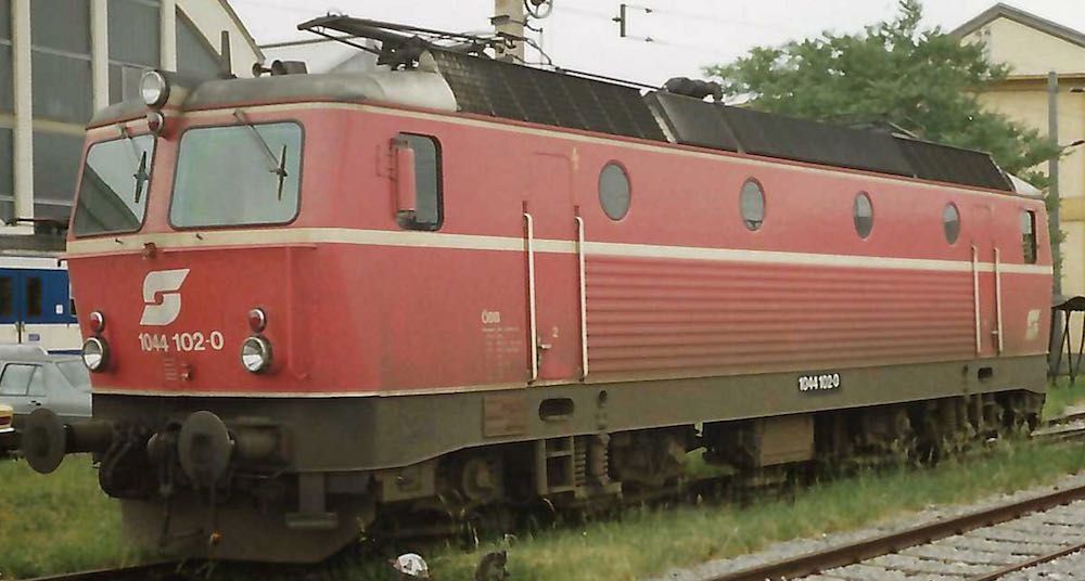 Jägerndorfer Modellbahn 64532 - E-Lok Rh 1044 ÖBB Ep.IV/V blutorange N 1:160 Sound
