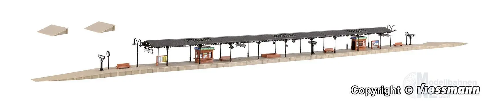 Vollmer 47501 - Bahnsteig Baden N 1:160