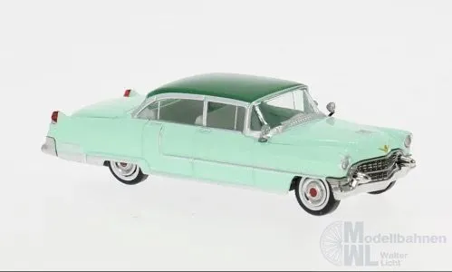 Brekina 18353 - Cadillac Fleetwood 1955 zweifarbig grün H0 1:87
