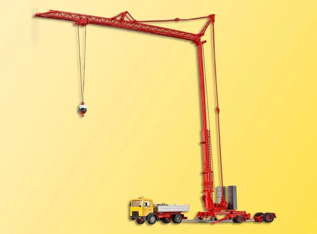 Kibri 13025 - MAN Kipppritsche und LIEBHERR SK 20 Schnelleinsatzkran H0 1:87