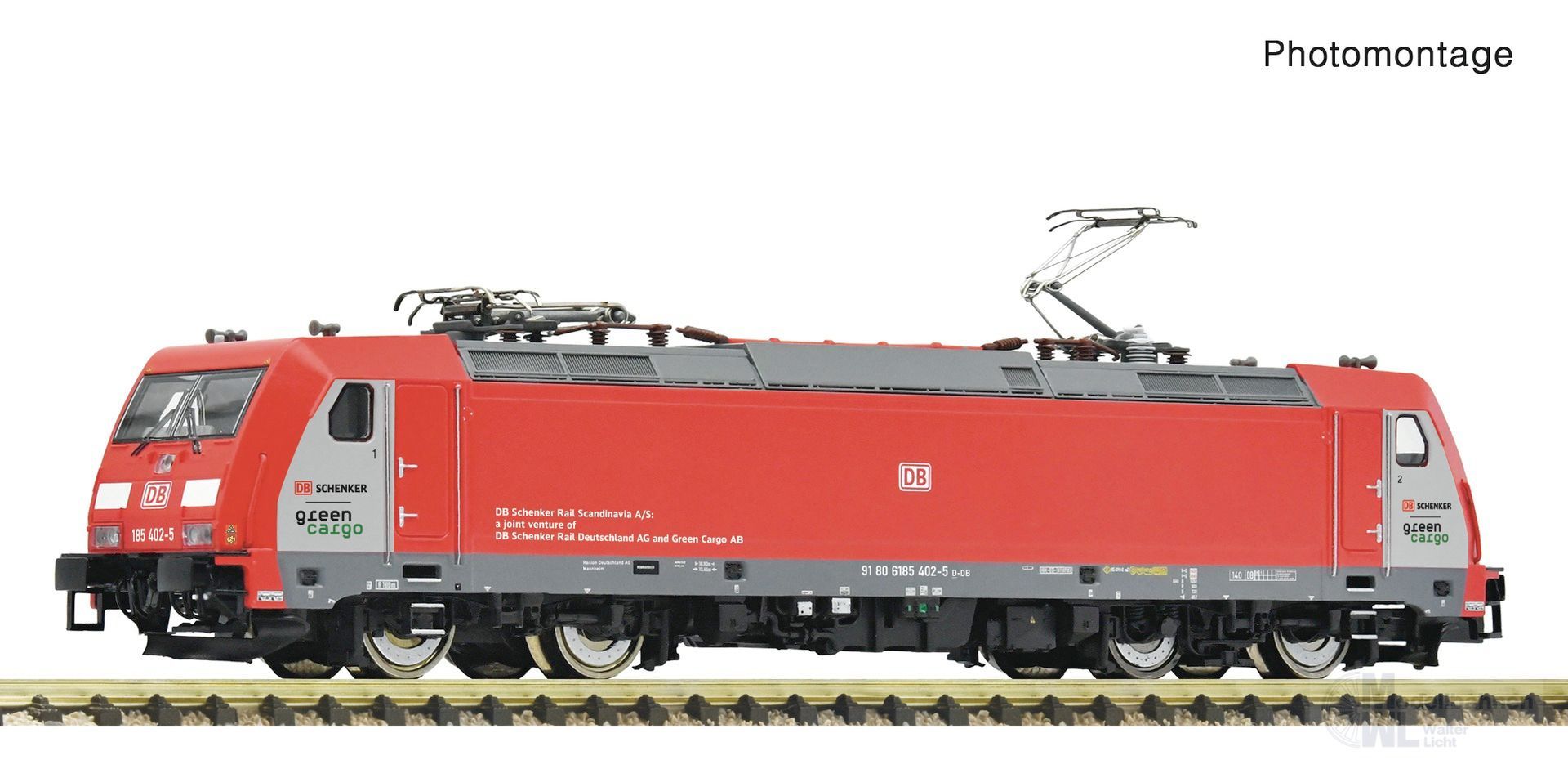Fleischmann 7570085 - E-Lok BR 185 402-5 DB Ep.VI N 1:160 Sound