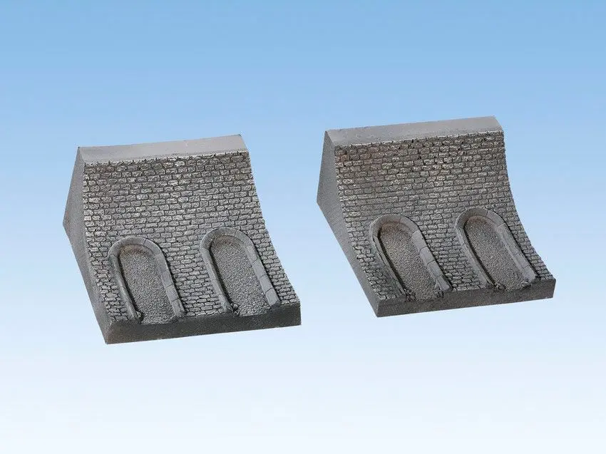 Noch 58031 - Tunnel-Innenwand, gebogen 2 Stück, je 10 cm lang H0/H0e/H0m