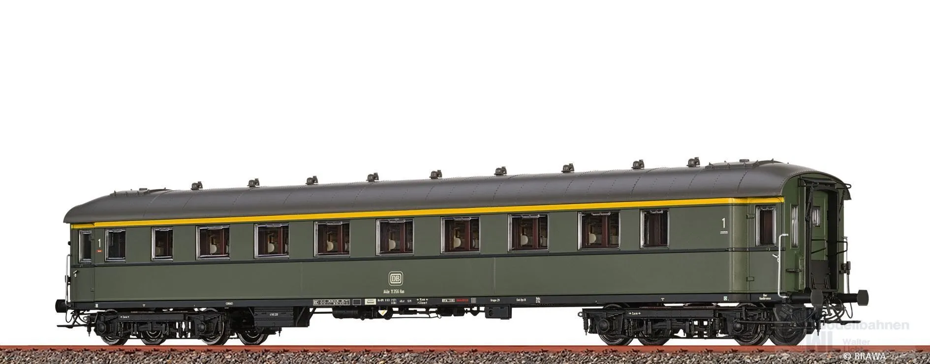 Brawa 46422 - Schnellzugwagen DB Ep.III/IV 1.Kl. H0/GL