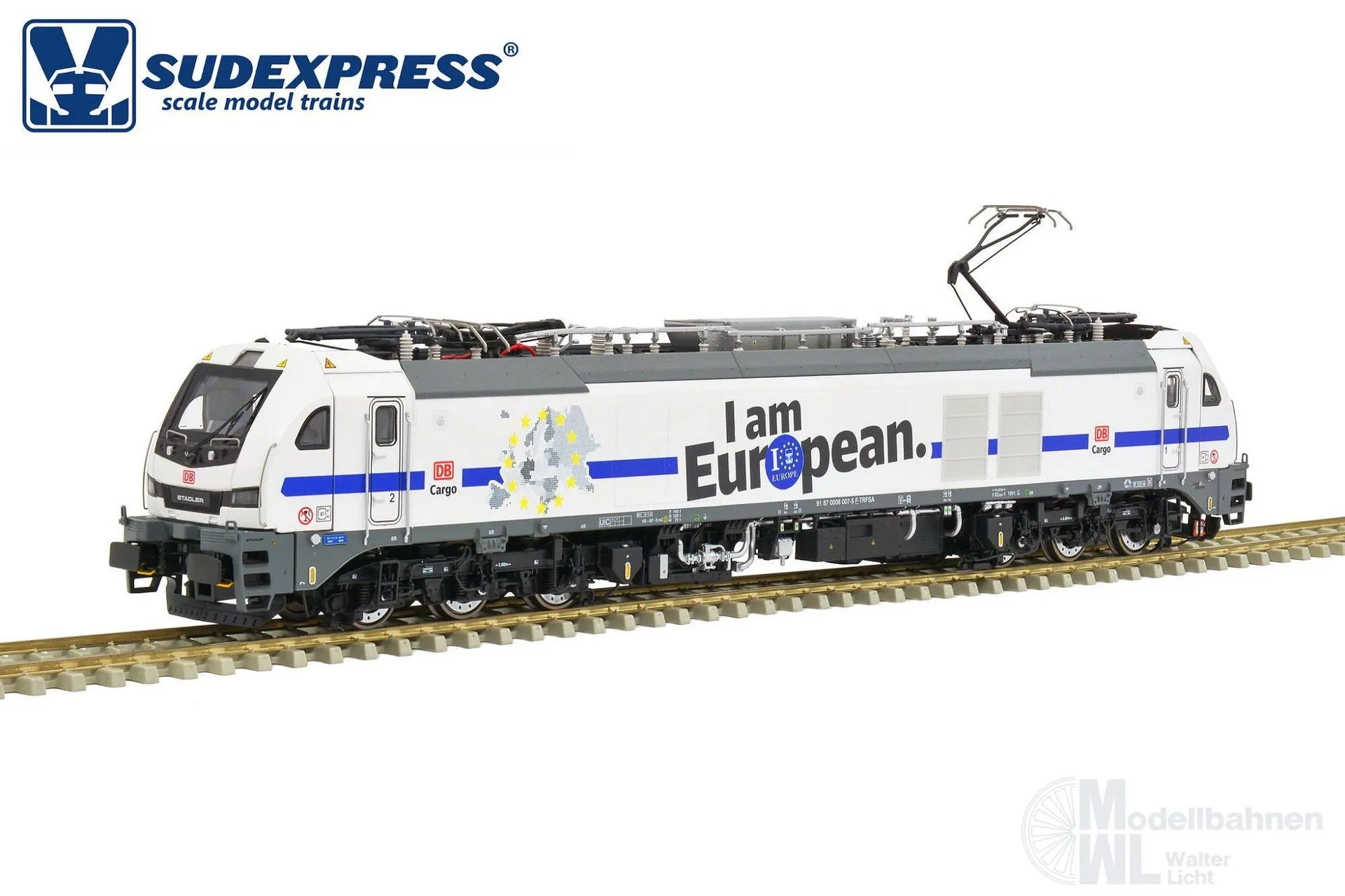 Sudexpress S0060079 - E-Lok BR 6007-5 Euro 6000 DB Cargo Ep.VI 'I am European H0/WS Digital