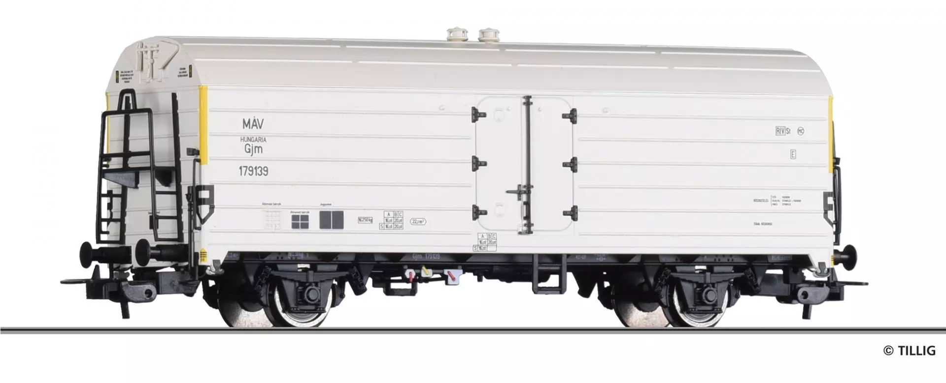 Tillig 76779 - Kühlwagen MAV Ep.III Gjm H0/GL