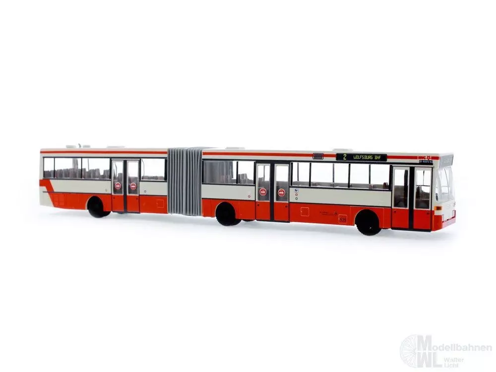 Rietze 69840 - Mercedes-Benz O 405 G Wolfsburger Verkehrs - GmbH 1:87