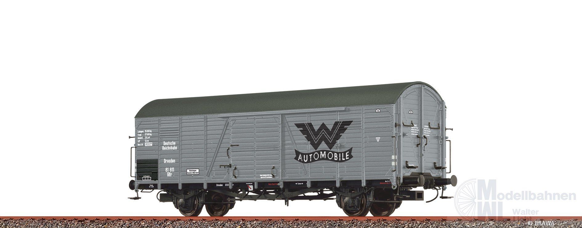 Brawa 50967 - Güterwagen ged. DRG Ep.II Wanderer Glt H0/GL Brawa 50967 - Güterwagen ged. DRG Ep.II Wanderer Glt H0/GL