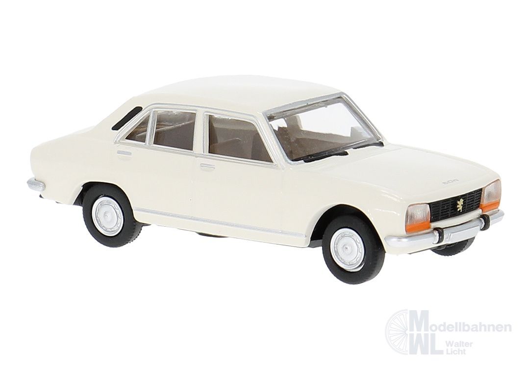 Brekina 29123 - Peugeot 504 in weiß H0 1:87