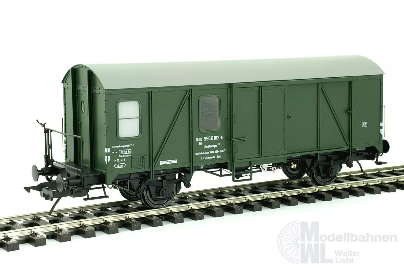 Lenz 42238-05 - Gerätewagen DB Ep.IV 631 ex Pwghs 54 grün Spur 0