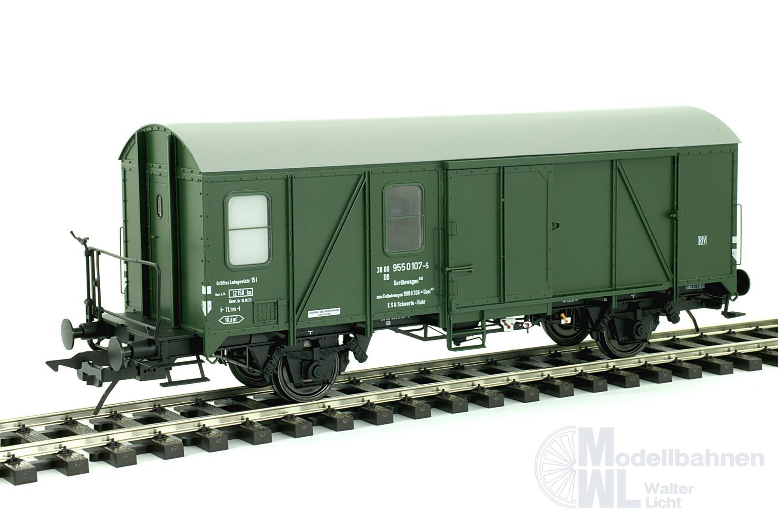 Lenz 42238-05 - Gerätewagen DB Ep.IV 631 ex Pwghs 54 grün Spur 0