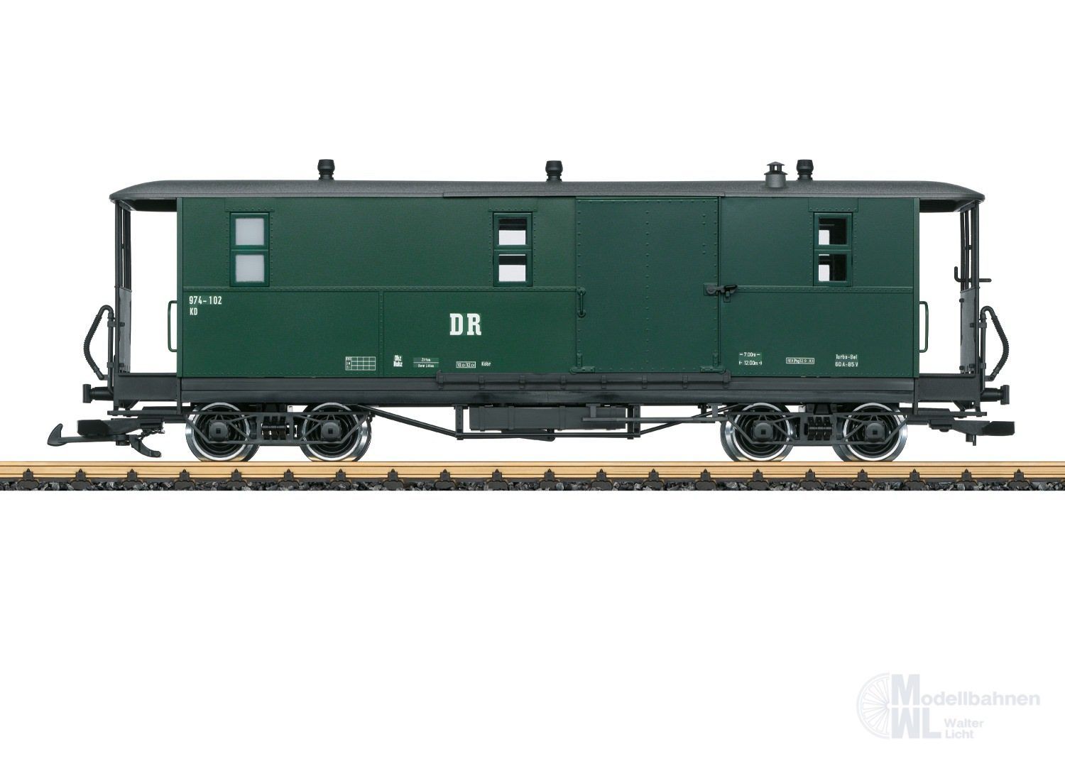 LGB 30326 - Gepäckwagen DR Ep.IV Spur G 1:22,5
