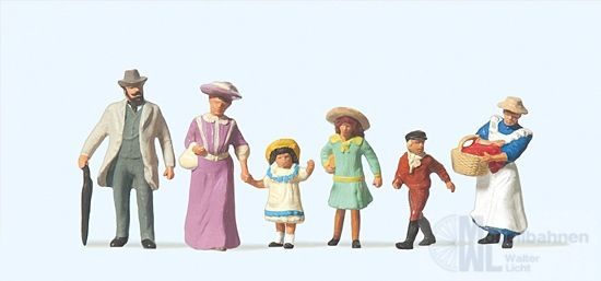 Preiser 12132 - Familie um 1900 H0 1:87 Preiser 12132 - Familie um 1900 H0 1:87