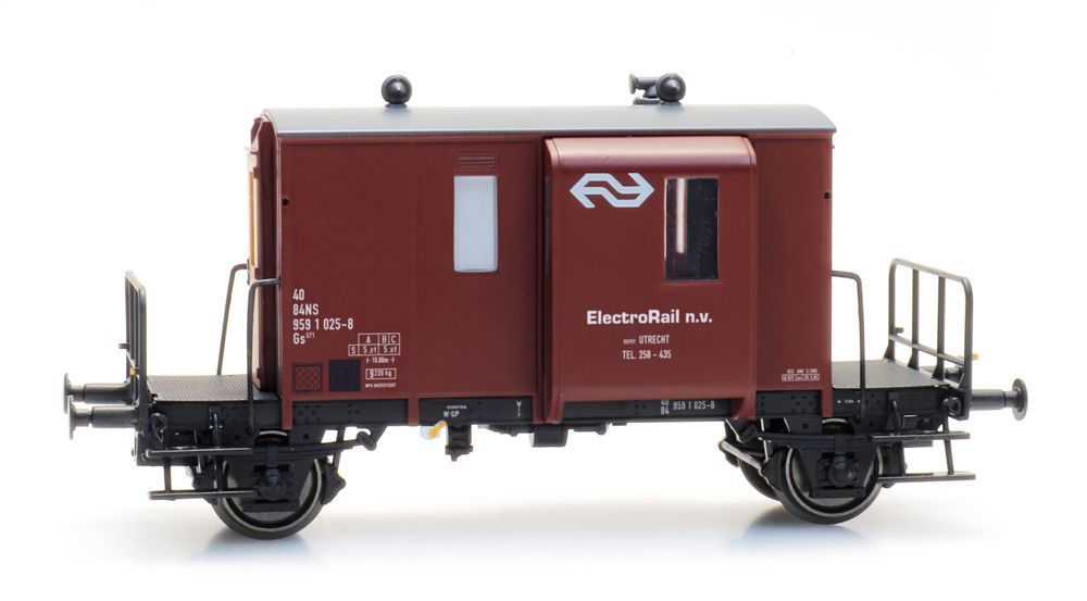 ARTITEC b.v. 20.214.12 - Güterzugbegleitwagen NS Ep.IV DG 025-8 Electrorail H0/GL