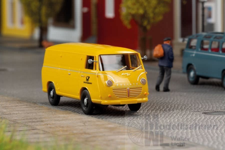 mini car 66009 - Goliath Express 1100 Kastenwagen Deutsche Post H0 1:87