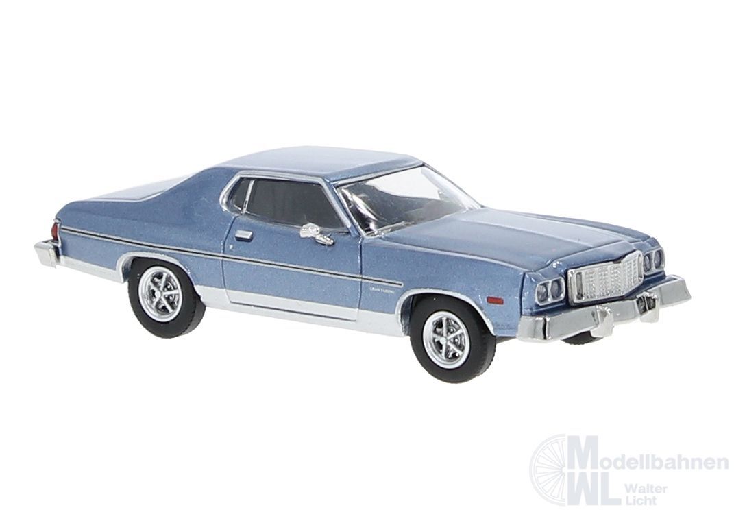 Brekina 19730 - Ford Gran Torino blau metallic H0 1:87