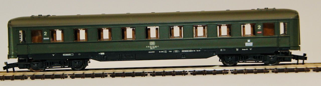 Roco 02264A - ROCO - Schürzenwagen DB 2.KL. Büe366 N 1:160