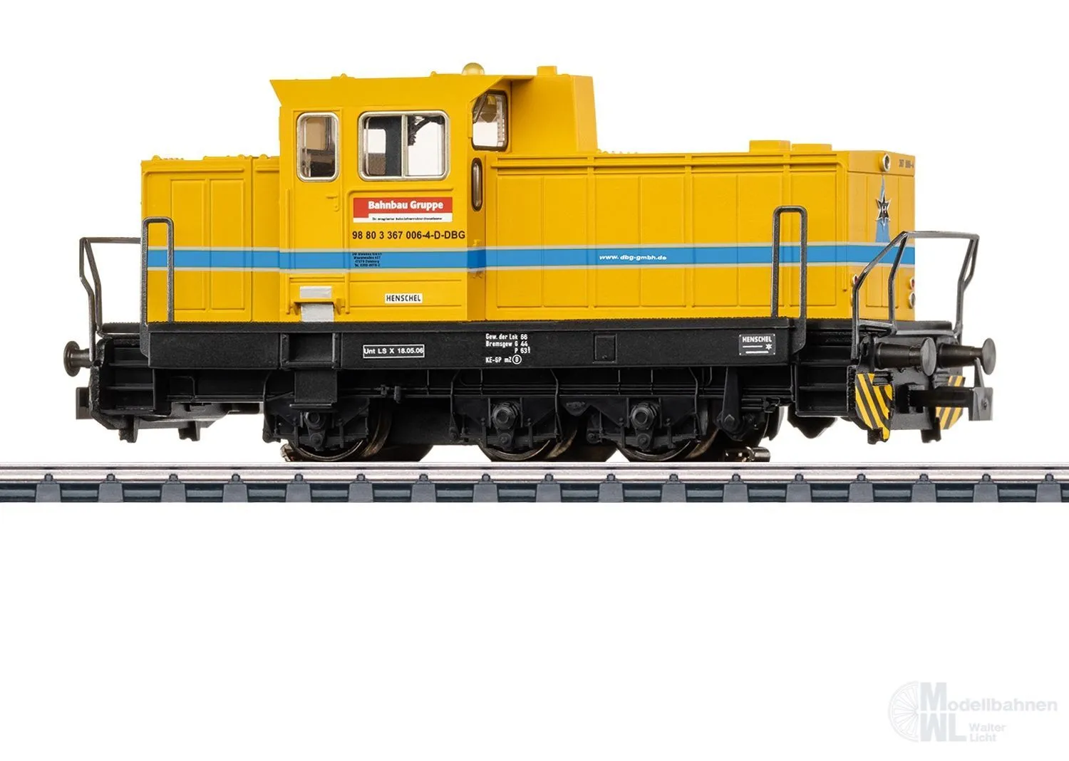 Märklin 36702 - MHI Diesellok BR 367 DBG Ep.VI H0/WS Sound