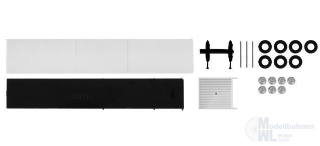 Herpa 084420 - Gardinenplanen-Auflieger, weiß Inhalt: 2 Stück TT 1:120