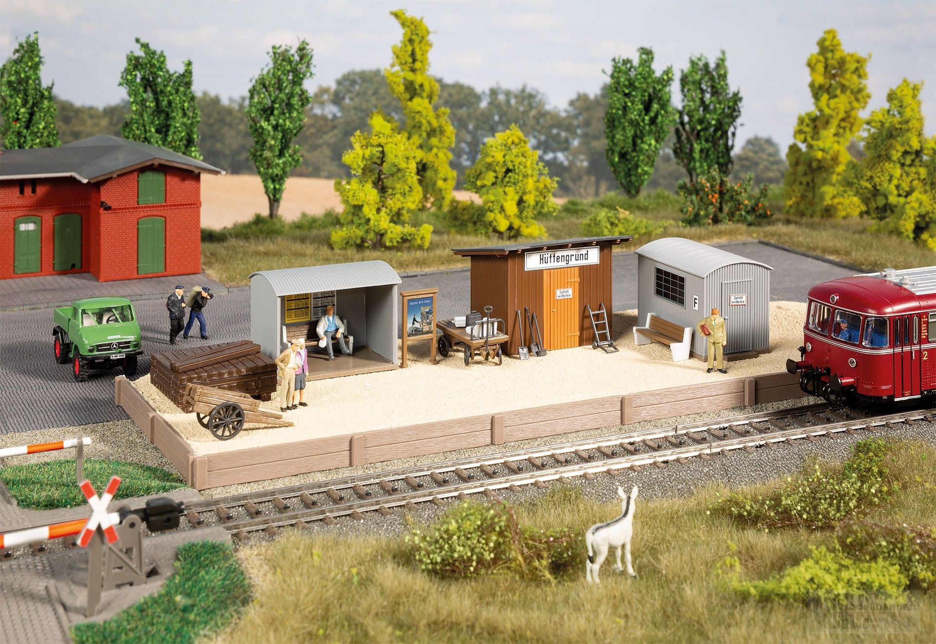 Auhagen 11479 - Haltepunkt Hüttengrund H0 1:87