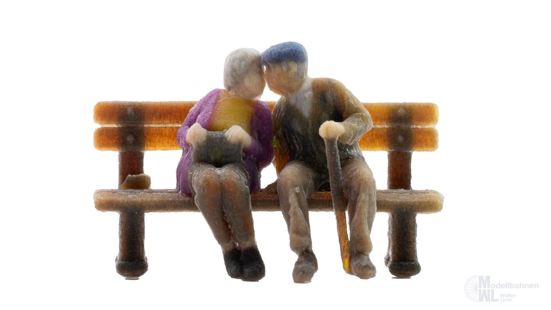 Noch 10435 - Senioren auf Bank  H0 1:87