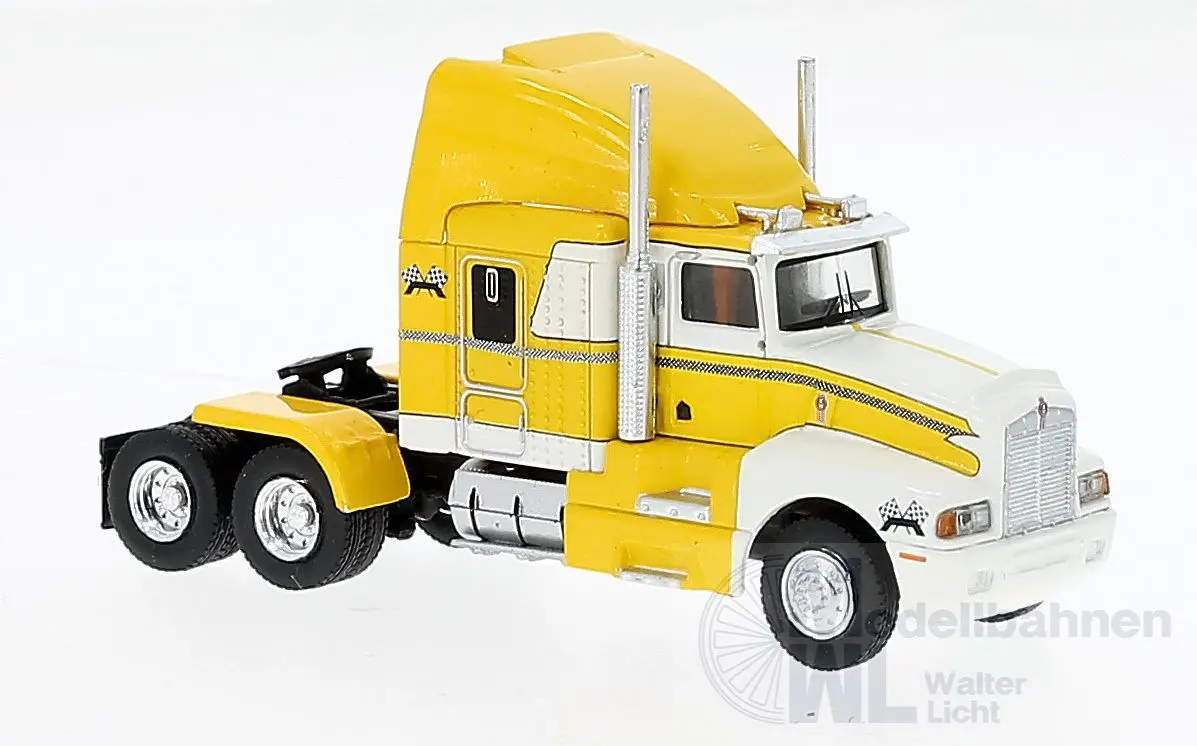 Brekina 85927 - Kenworth T 600 gelb/weiß H0 1:87