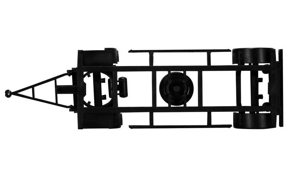 Herpa 80507 - Hängerfahrgestell für Wechselaufbau 2-achs 7,15m Inhalt: 2 Stück 1:87