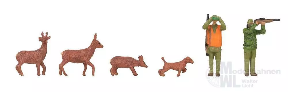 Faller 151702 - Jäger und Rehe H0 1:87