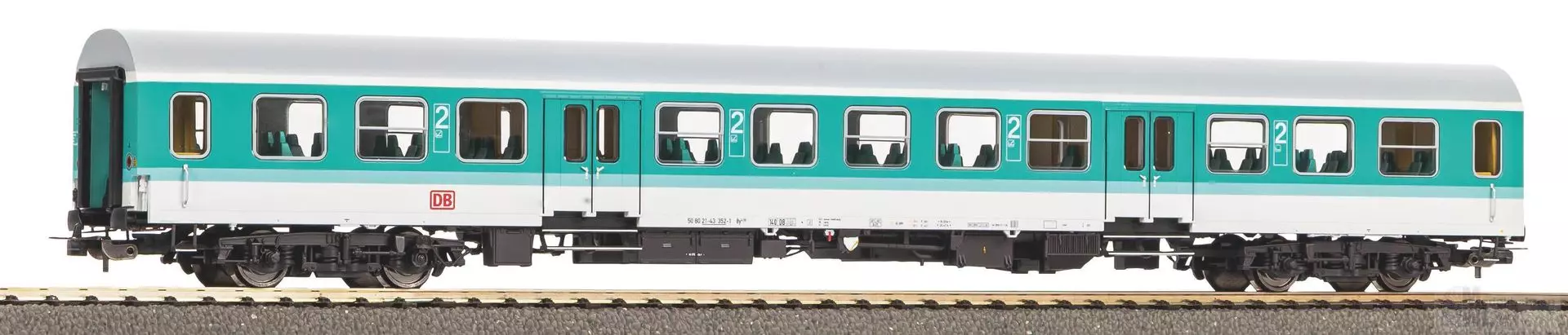 Piko 28006 - Mitteleinstiegswagen DB Ep.V 2.Kl. Mintgrün H0/GL