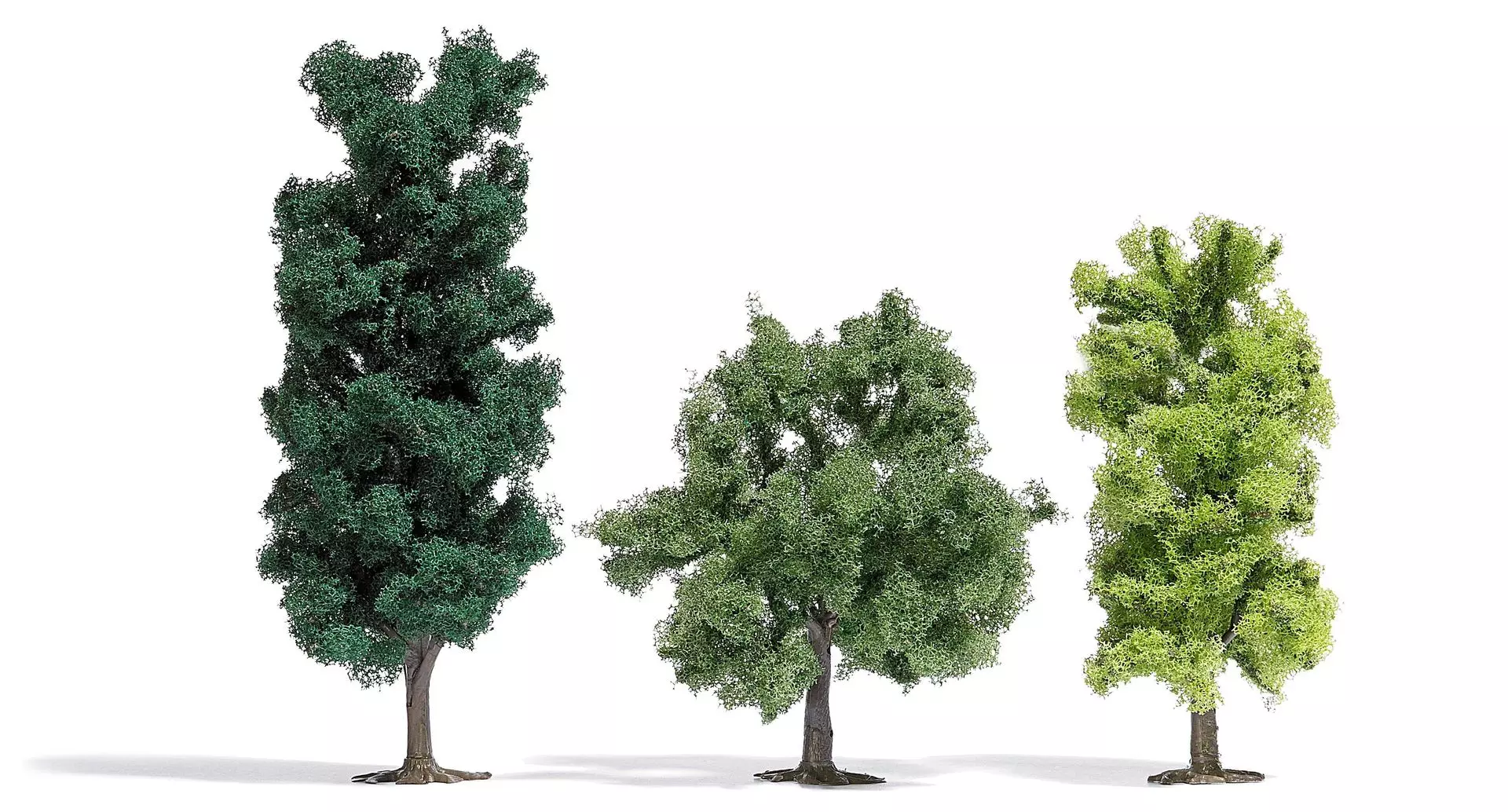 Busch 6941 - 3 Laubbäume (90-150) H0 1:87