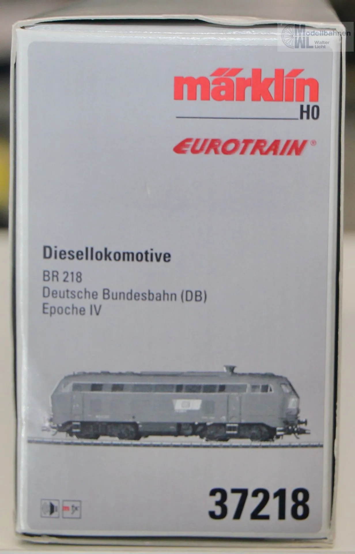 Märklin 37218 - MÄRKLIN - Diesellok BR 218 DB Ep.IV neurot H0/WS Sound mfx