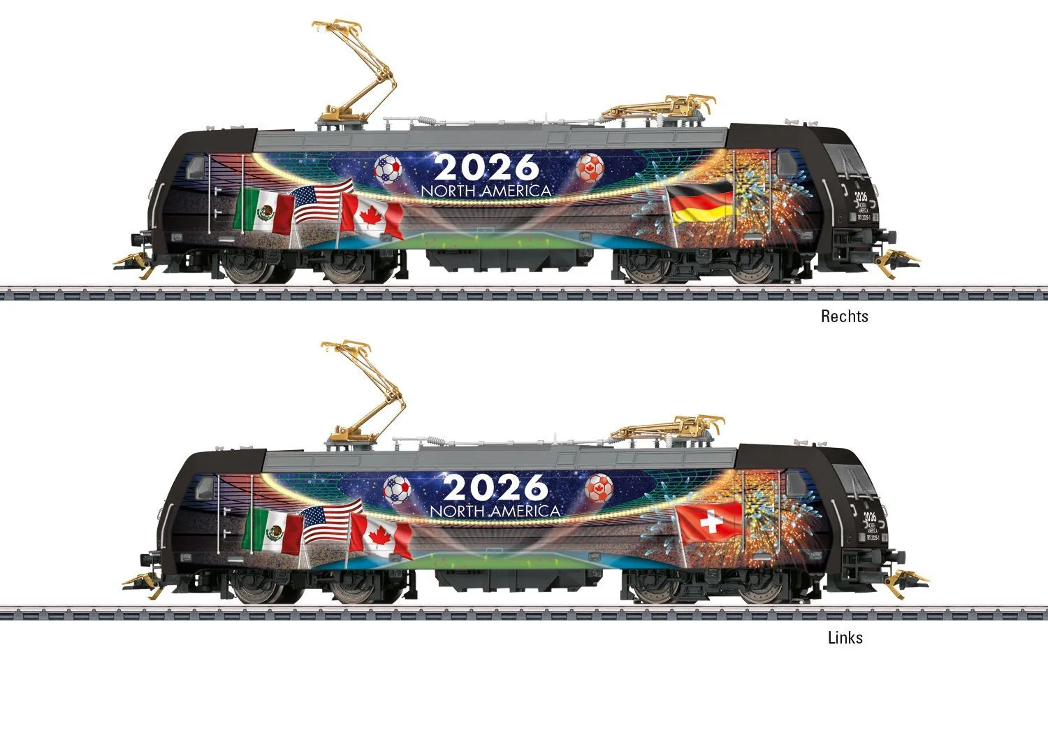 Märklin 36026 - E-Lok BR 185.2 North America H0/WS Sound