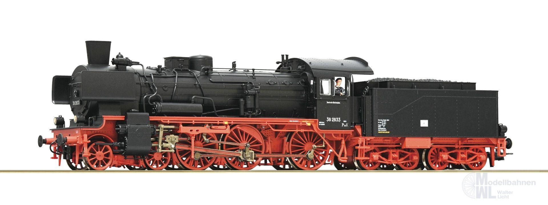 Roco 71397 - Dampflok BR 38 2833 DR Ep.III H0/GL