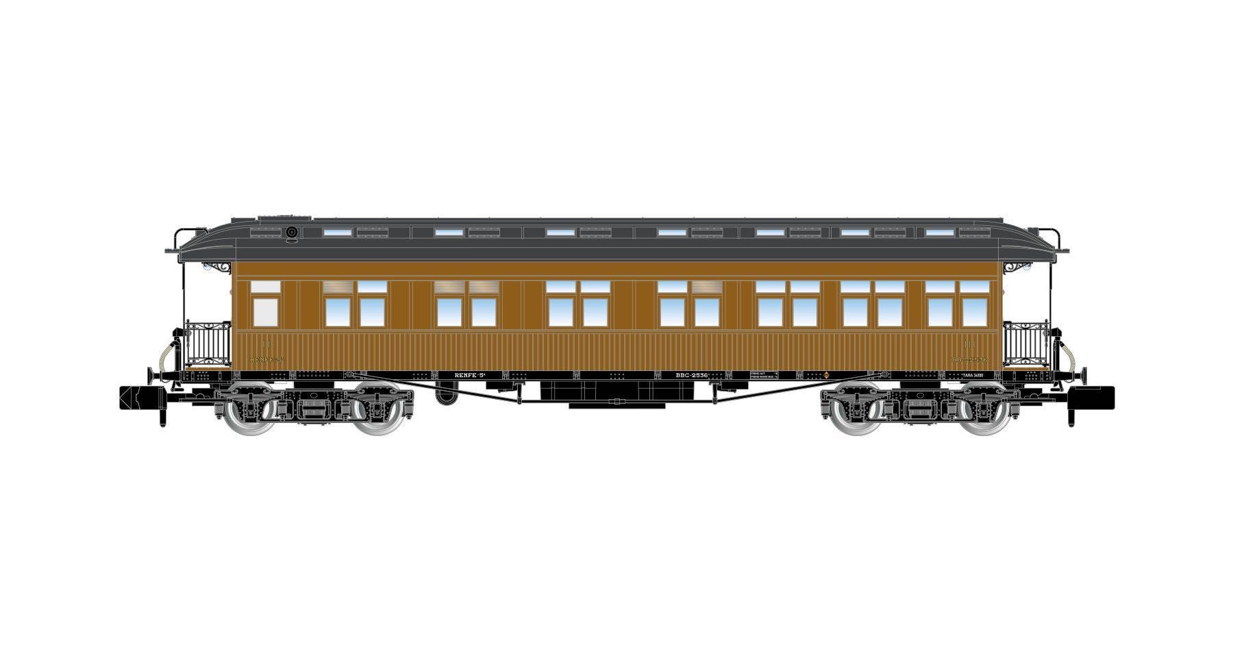 Arnold 4226 - Reisezugwagen COSTA RENFE / M.Z.A. 2/3.Kl. N 1:160