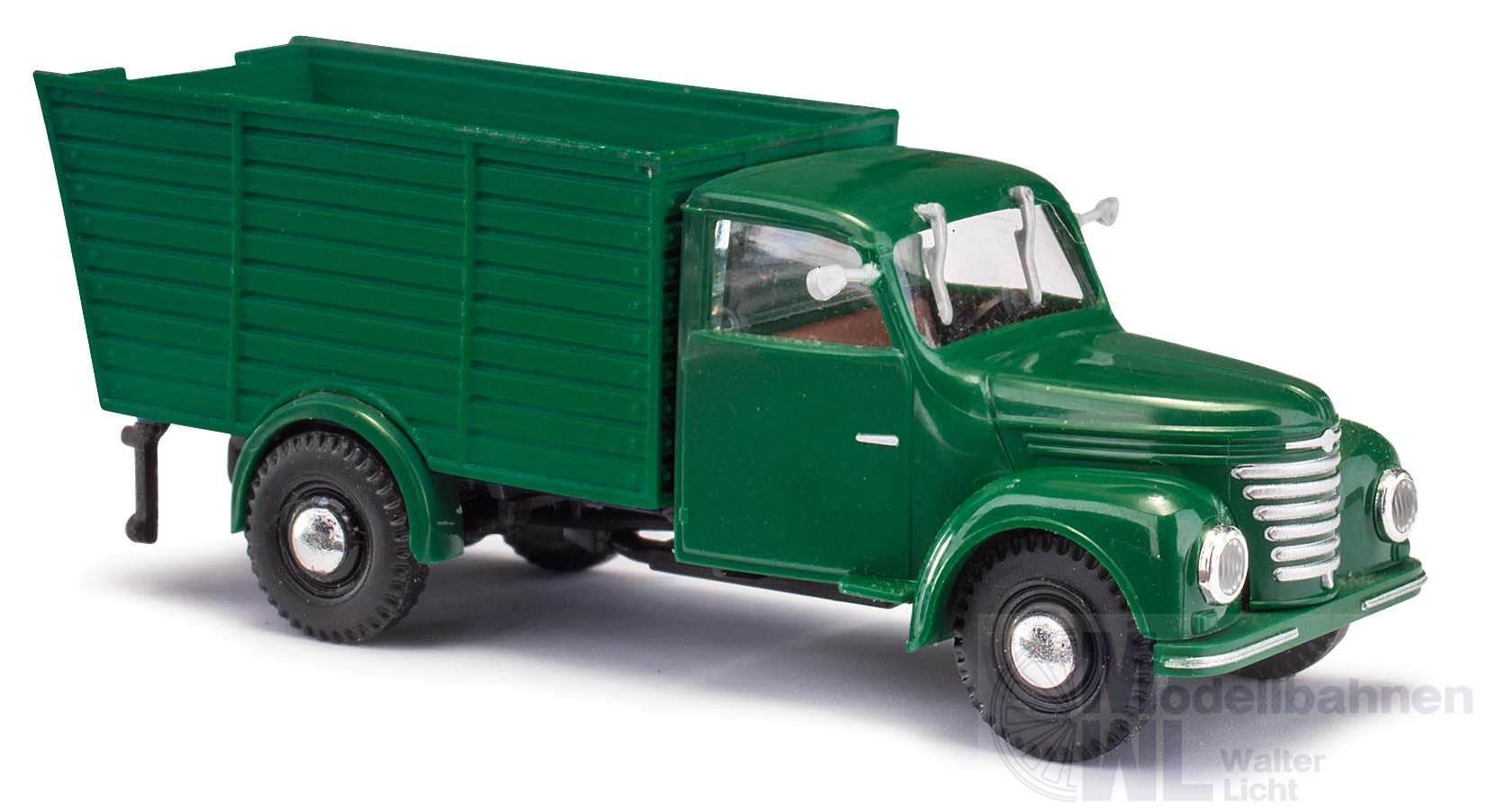 Busch 52099 - Framo V901/2 Tiertransporter grün Baujahr 1954 H0 1:87 Busch 52099 - Framo V901/2 Tiertransporter grün Baujahr 1954 H0 1:87