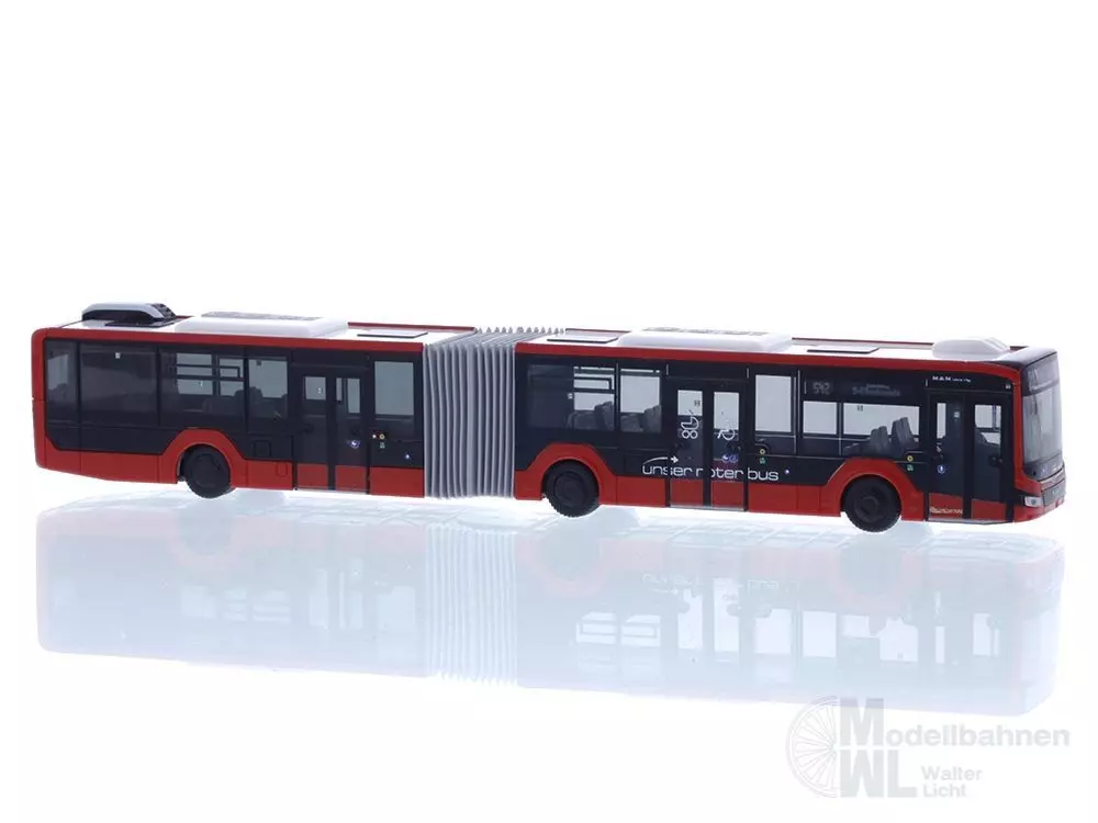 Rietze 75854 - MAN Lion´s City 18 ´18 Unser roter Bus Ueckermünde H0 1:87