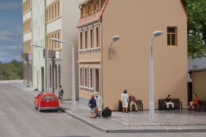 Auhagen 43656 - Peitschenlampenattrappen TT 1:120