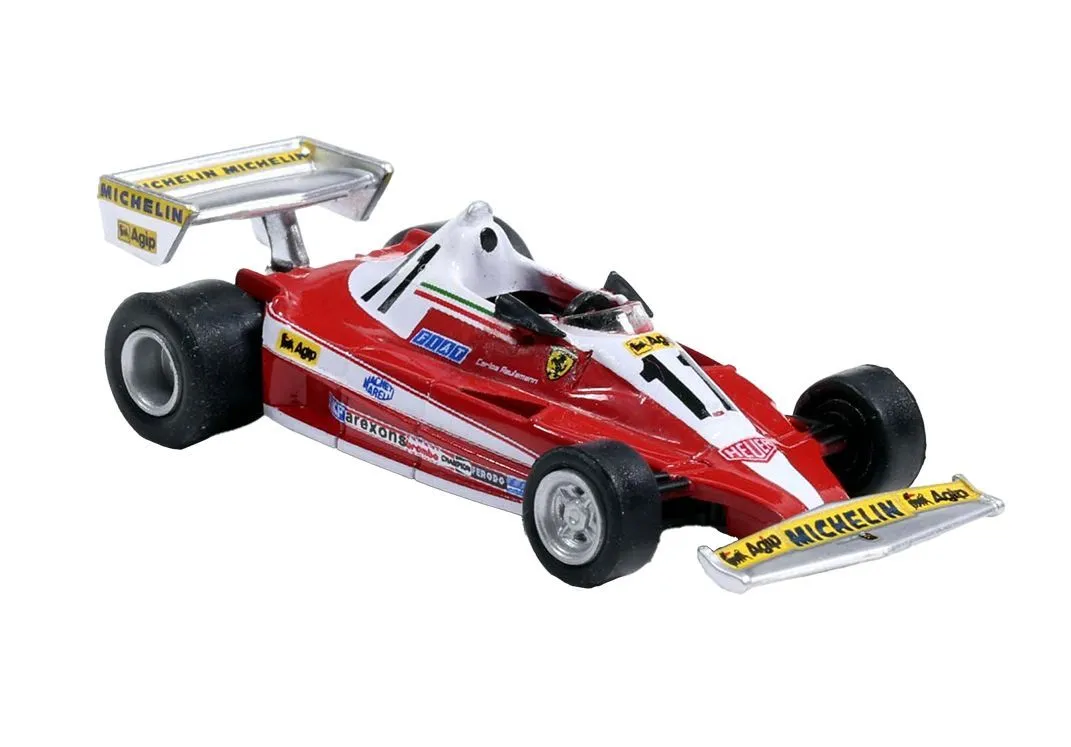 Brekina 22979 - Ferrari 312 T2 mit Carlos Reutemann GPs Brasilien/Argentinien 78 H0 1:87