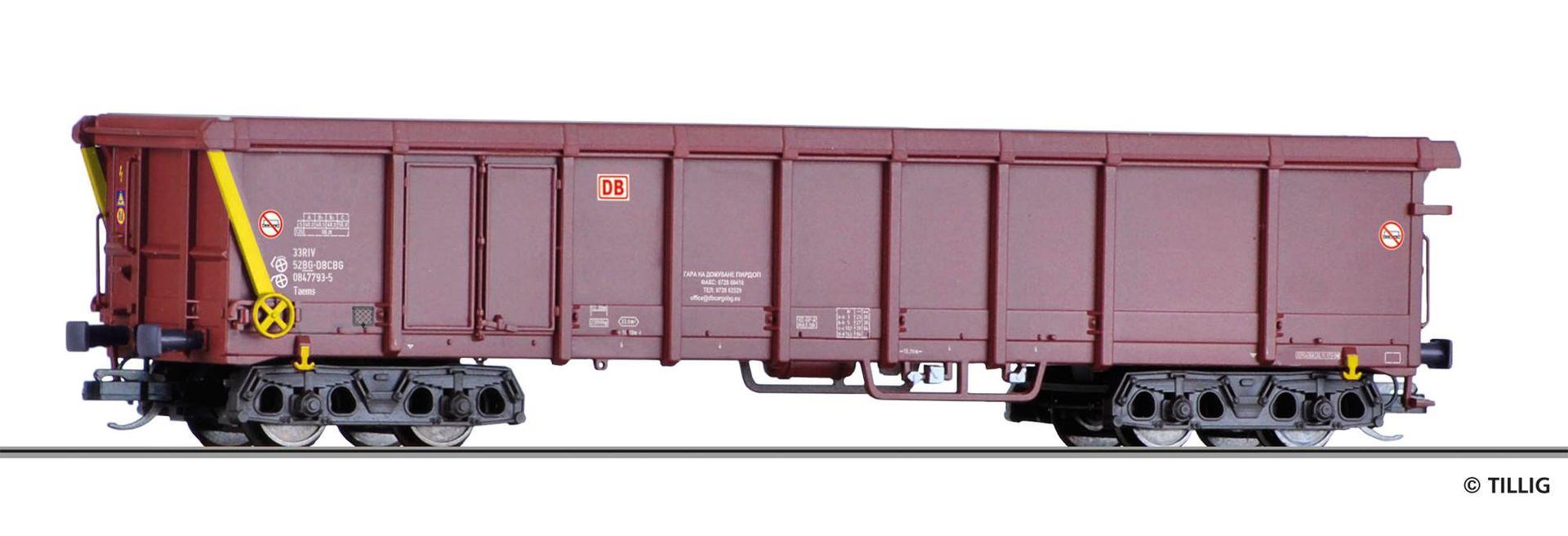 Tillig 15724 - Rolldachwagen DB Ep.VI Taems TT 1:120