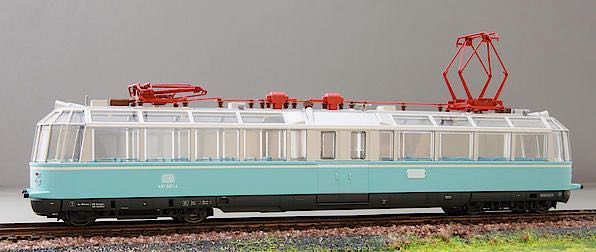 Kres 4912 - Triebwagen ET 491 001-4 Gäserner Zug DB Ep.IV olympiablau TT 1:120 Kres 4912 - Triebwagen ET 491 001-4 Gäserner Zug DB Ep.IV olympiablau TT 1:120