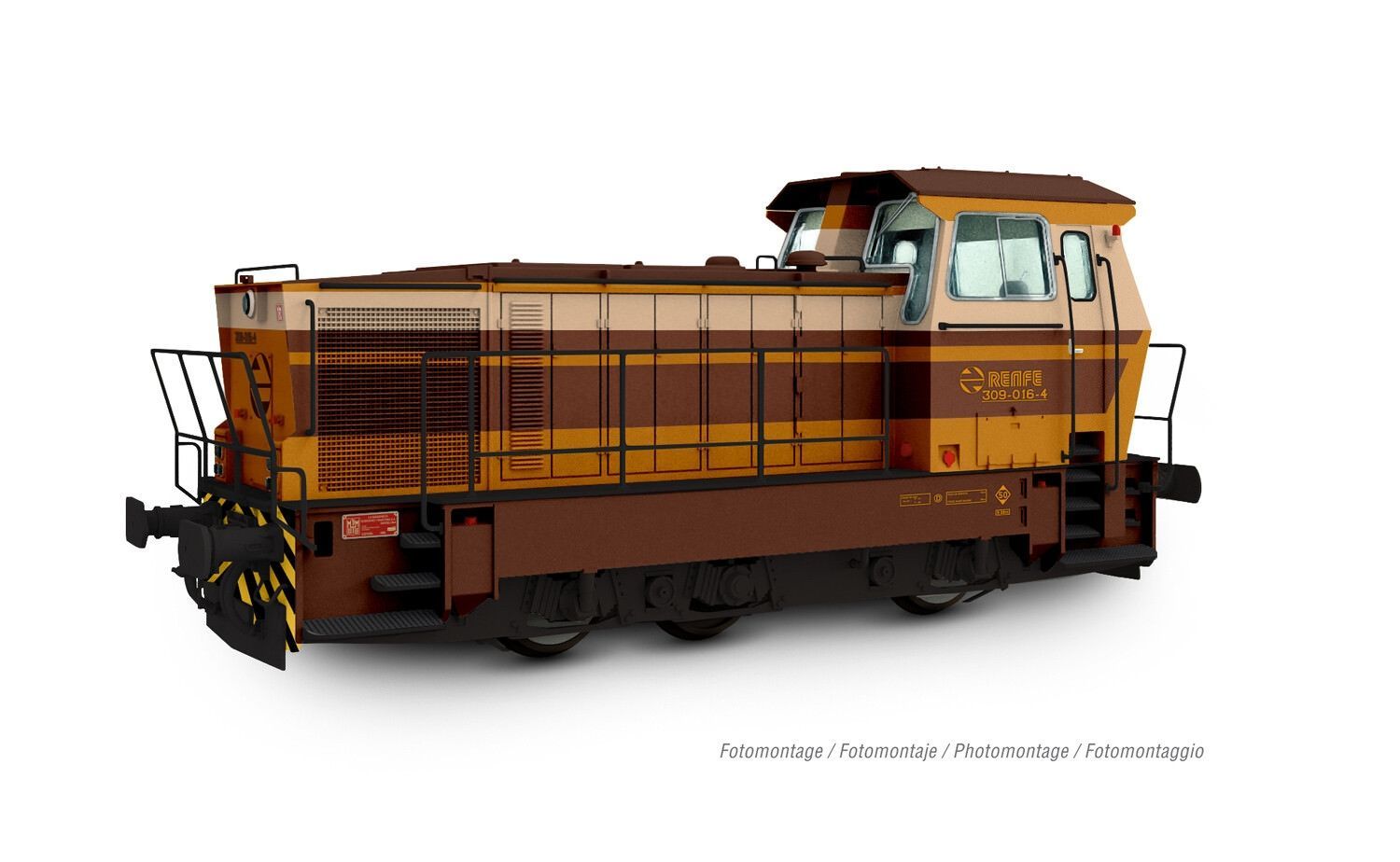 Electrotren 2012S - Diesellok BR 309 RENFE Ep.IV Estrella Lack H0/GL Sound