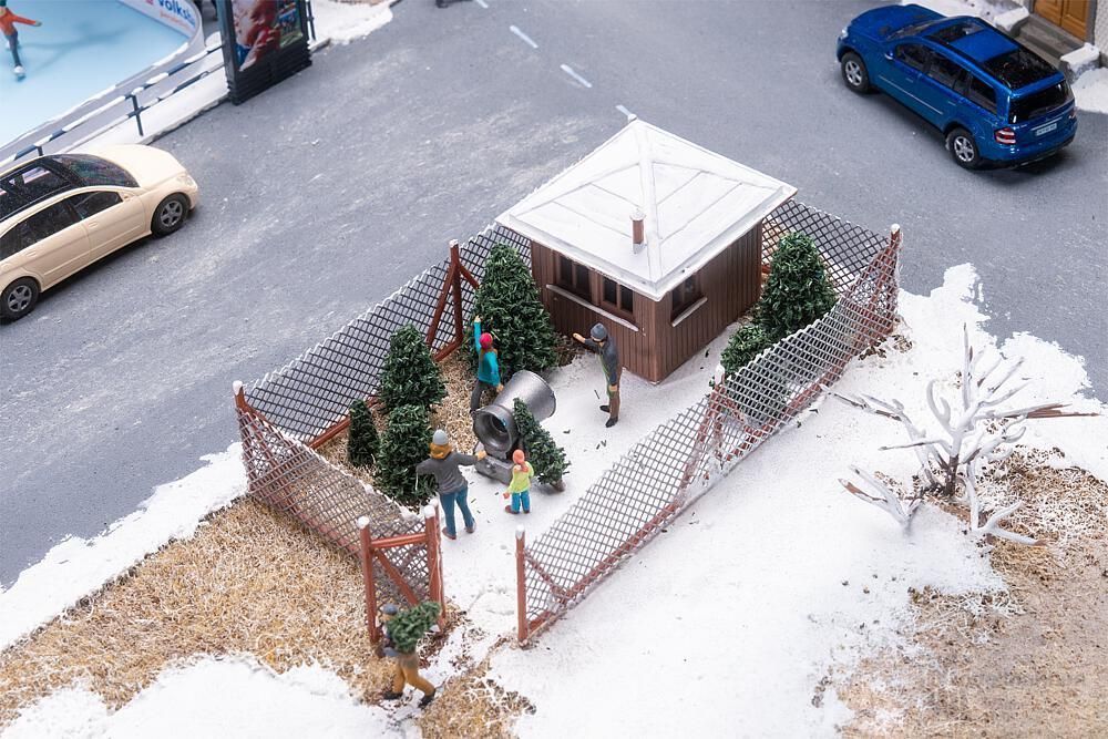 Faller 134008 - Weihnachtsbaumverkauf H0 1:87